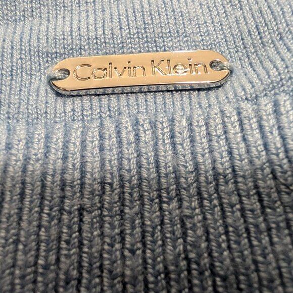 Calvin Klein Baby Light Blue Buttoned Cardigan Medium M Women - Picture 4 of 7